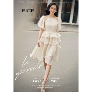 White dress - váy thiết kế ren trắng lông xù
