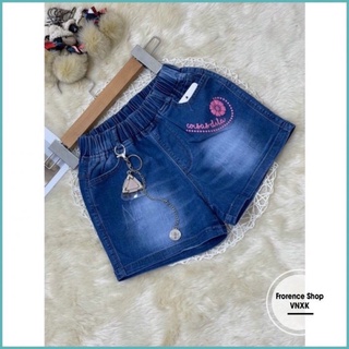 Quần short jeen bé gái 2-10tuổi - quần jeen trẻ em co giãn 4 chiều size 20-36 kg