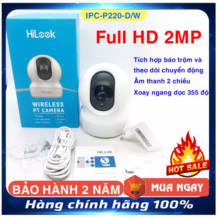 CAMERA IP WIFI HiLook 2MP - Hàng Chính Hãng - SẢN PHẨM MỚI CỦA HIK-VISION