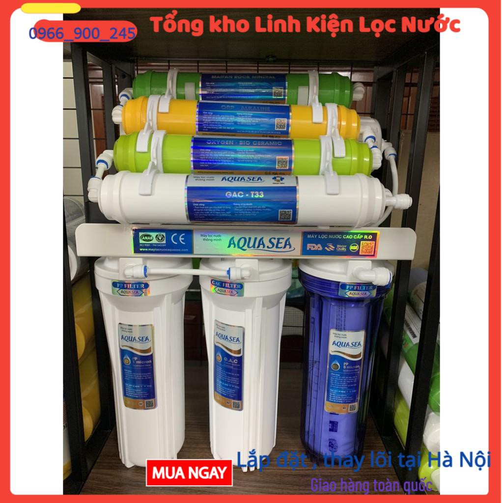 Máy Lọc Nước RO 9 Cấp Không Tủ 👉 Máy Lọc Nước Aquasea 👉 Máy Lọc Nước Để Gầm ( Tặng Bộ 3 Lõi Lọc Số 123)