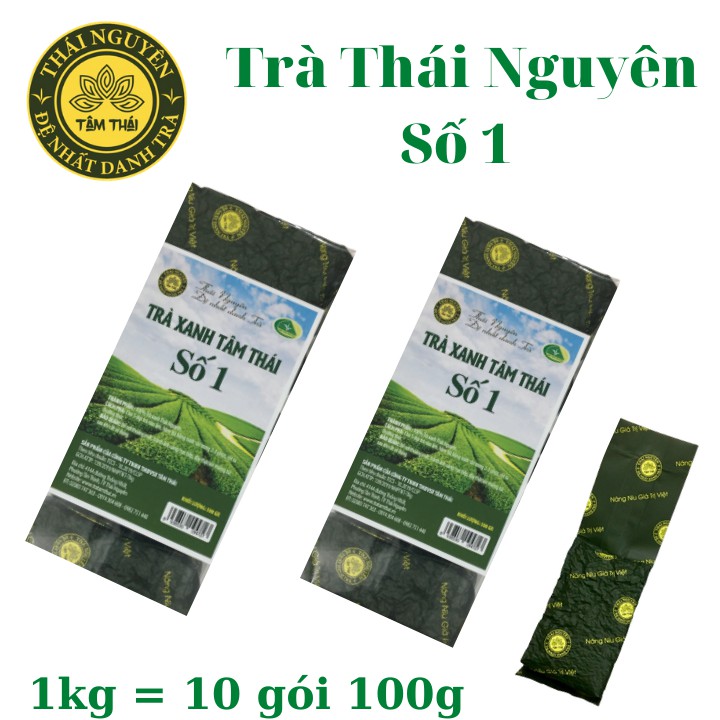 1kg Trà Xanh Thái Nguyên Số 1 Trà Xanh Tâm Thái Trà Tân Cương Đặc Biệt 10 gói 100g Chè Nõn Thái Nguyên 1kgS1 | BigBuy360 - bigbuy360.vn