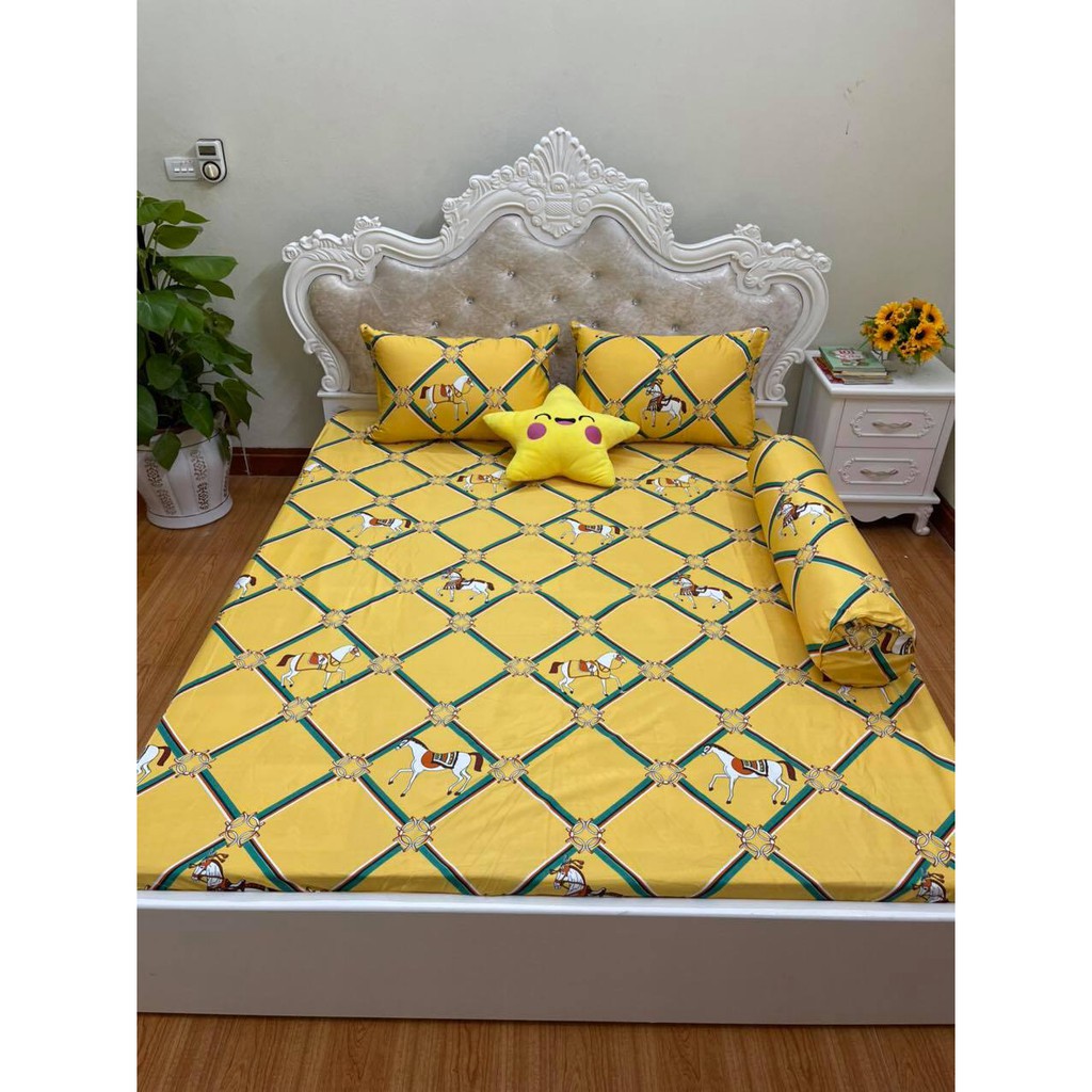 [RẺ VÔ ĐỊCH] SET LỤA THÁI 5 MÓN NHẬP KHẨU - có bán riêng chăn 2.2M