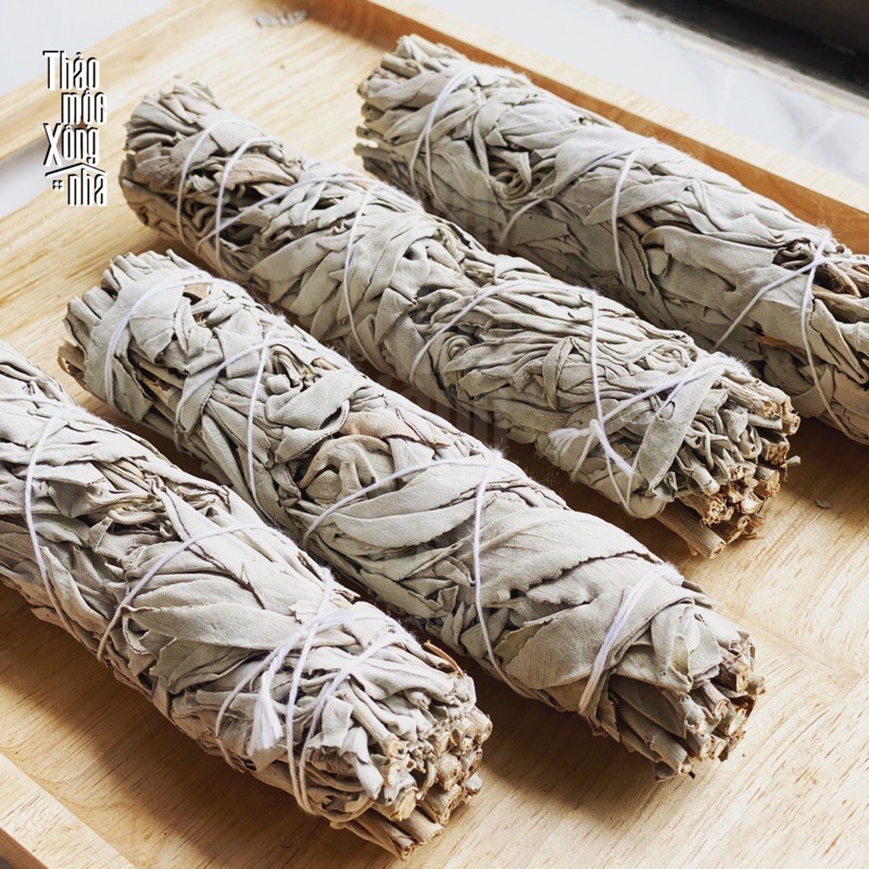 Xô Thơm Trắng White Sage Thanh Tẩy + Làm mới năng lượng  - THẢO MỘC XÔNG NHÀ