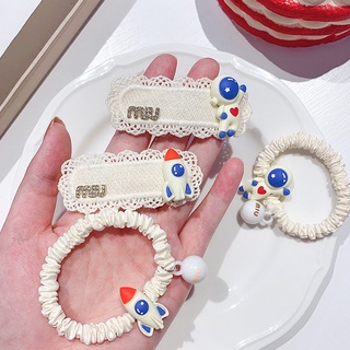 Kẹp Tóc Hình Phi Hành Gia / Tên Lửa / Phi Hành Gia Sáng Tạo Cho Nữ