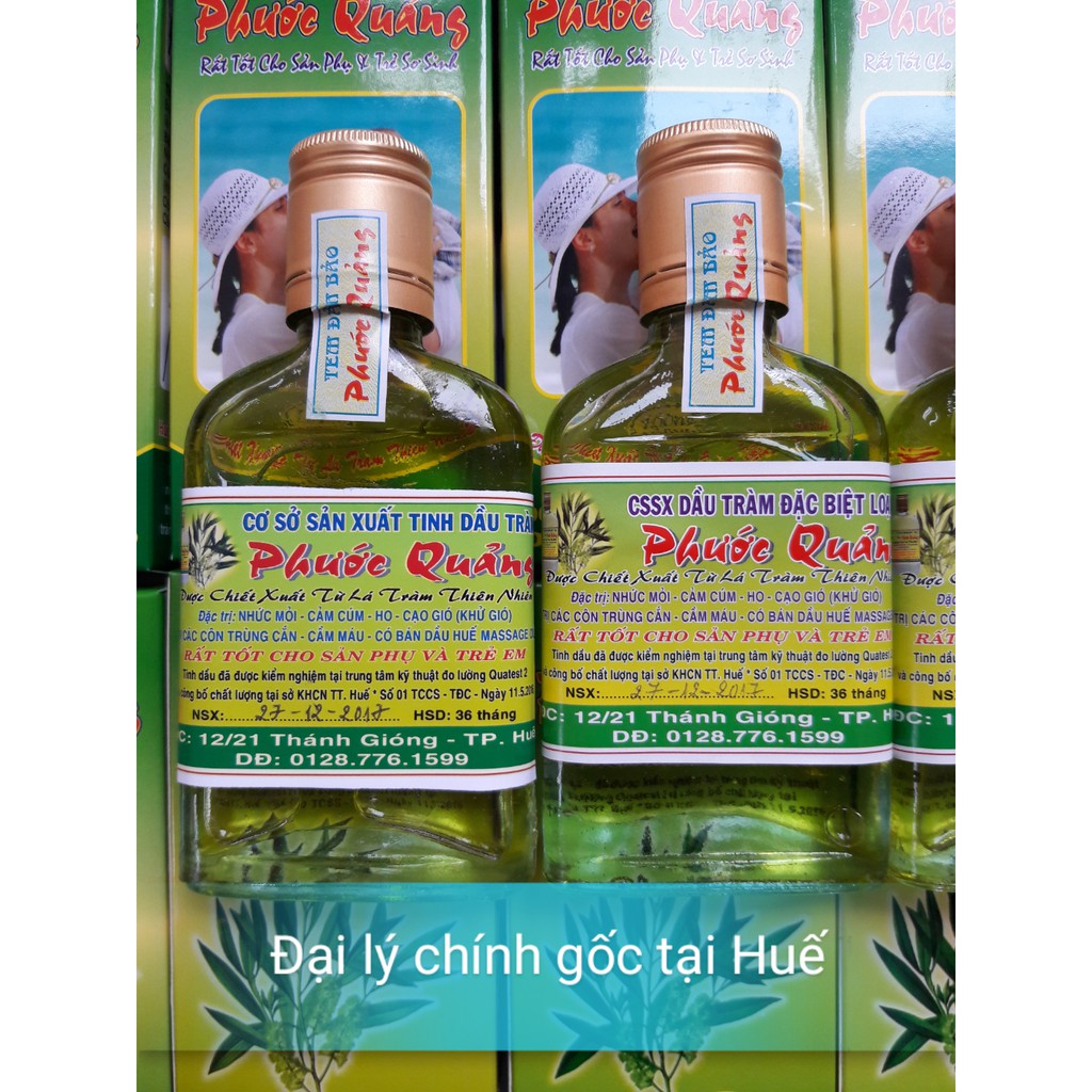 Combo 2 chai tinh dầu tràm đặc biệt Phước Quảng cho trẻ sơ sinh