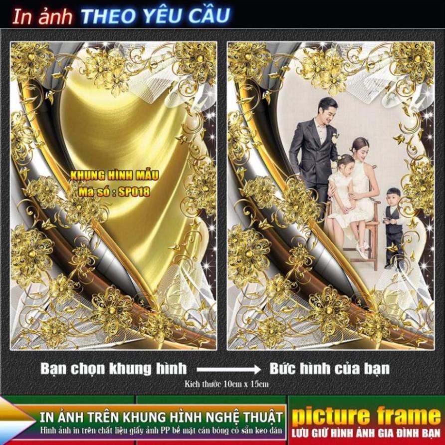 [IN ẢNH THEO YÊU CẦU] - lồng ghép ảnh vào khung hình nghệ thuật. Kích thước 10x15cm.