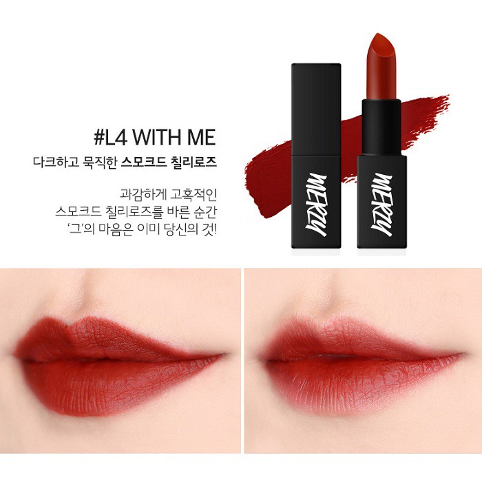 Son thỏi lì Merzy L4 With Me