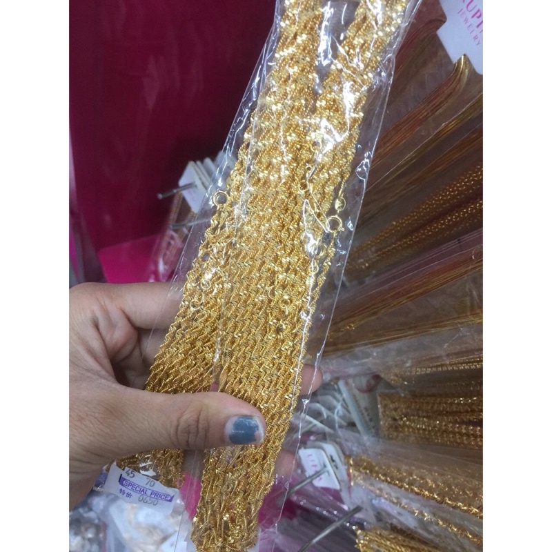 dây chuyền mạ vàng 24k