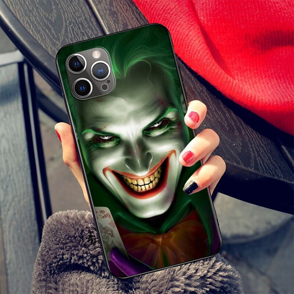 Ốp Điện Thoại TPU Silicon Mềm Hình Joker Cho iPhone XR 12 Pro Max Qua20