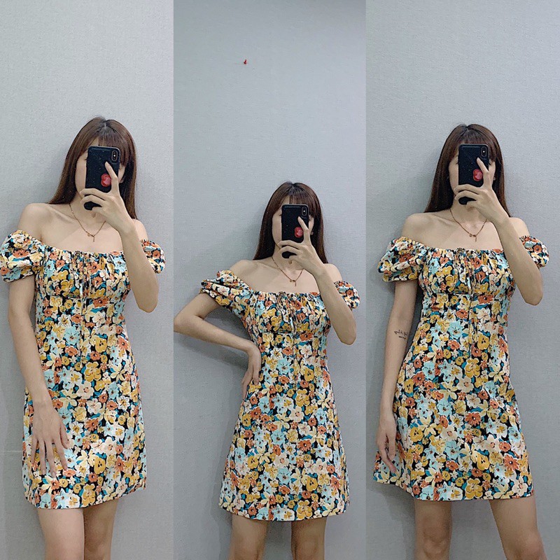 ĐẦM HOA CỔ VUÔNG 159k | BigBuy360 - bigbuy360.vn