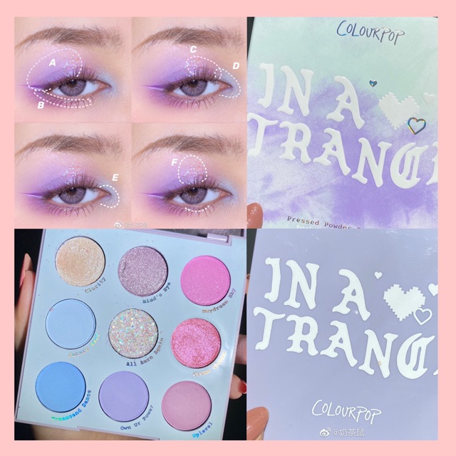 BẢNH MẮT COLOURPOP AURA N OUT/ MISS BLISS/ IN A TRANCE