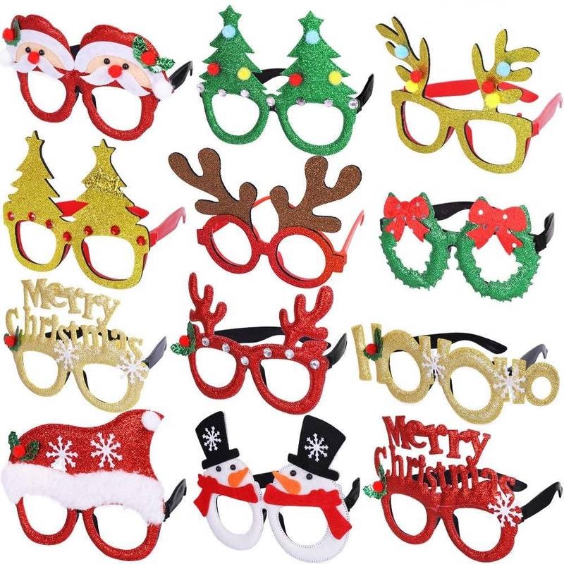 Mắt kính trang trí giáng sinh lấp lánh thời trang sáng tạo