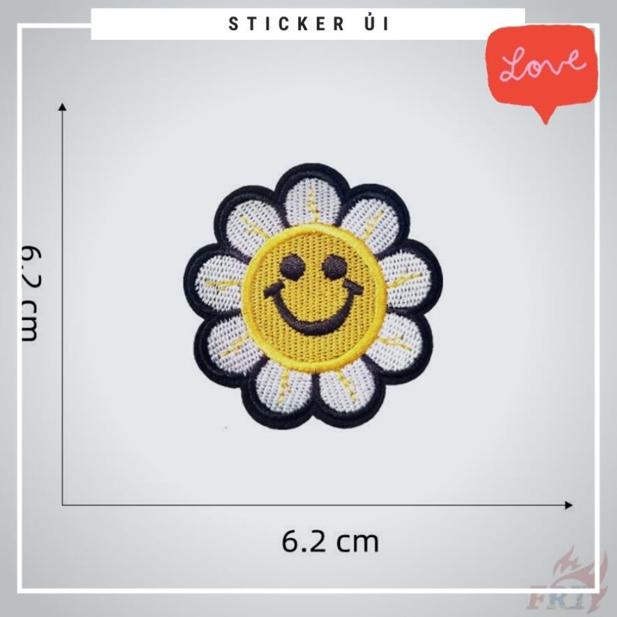 Sticker ủi áo Cao cấp - CÓ SẴN KEO ỦI - sticker vải dùng làm miếng vá áo, phụ kiện trang trí quần áo, balo, giày, nón