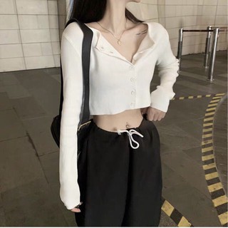 [Mua 2 giảm 10%] CROPTOP YAN tay dài nữ