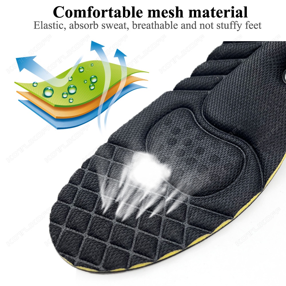 Đế Lót Giày Tăng Chiều Cao 2-5Cm Có Nam Châm Massage Chân Vô Hình Unisex