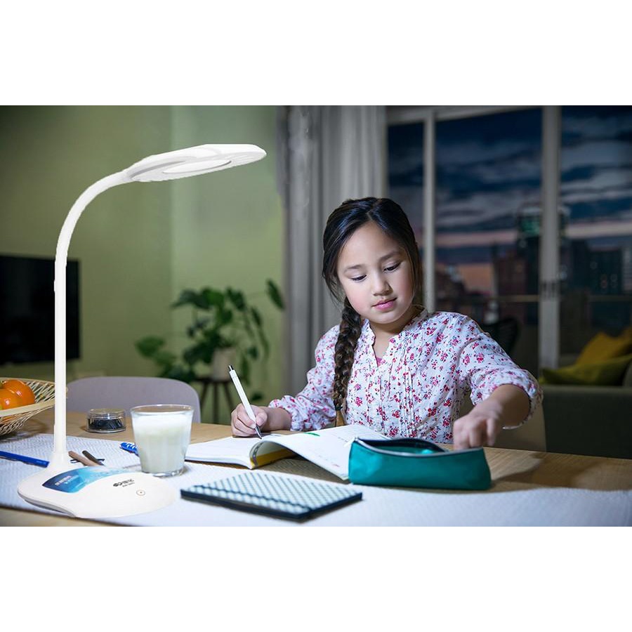 Mua đèn học chống cận cho bé - Đèn led cảm ứng usb -  Đèn Led để bàn thông minh KM-S603. Đèn bàn bảo vệ thị lực