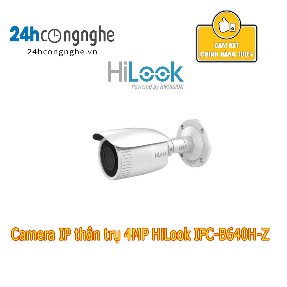 Camera IP thân trụ 4MP HiLook IPC-B640H-Z