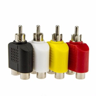 Combo 2 cái đầu chuyển từ jack bông sen sang 2 bông sen cái rca