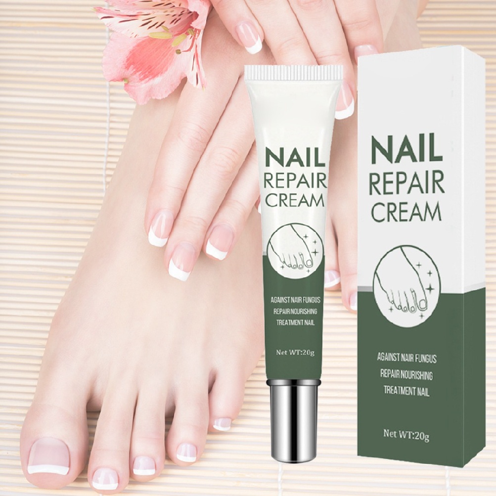 [Hàng mới về] Kem dưỡng phục hồi móng bị hư hỏng mất màu dành cho chăm sóc móng chân 20g