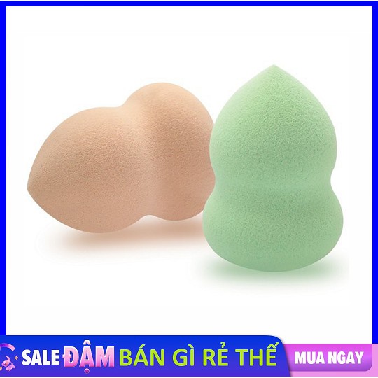 Mút tán kem nền hình hồ lô, giọt nước, Bông mút trang điểm tán kem nền mịn đàn hồi hoàn hảo, nhiều màu tươi sáng