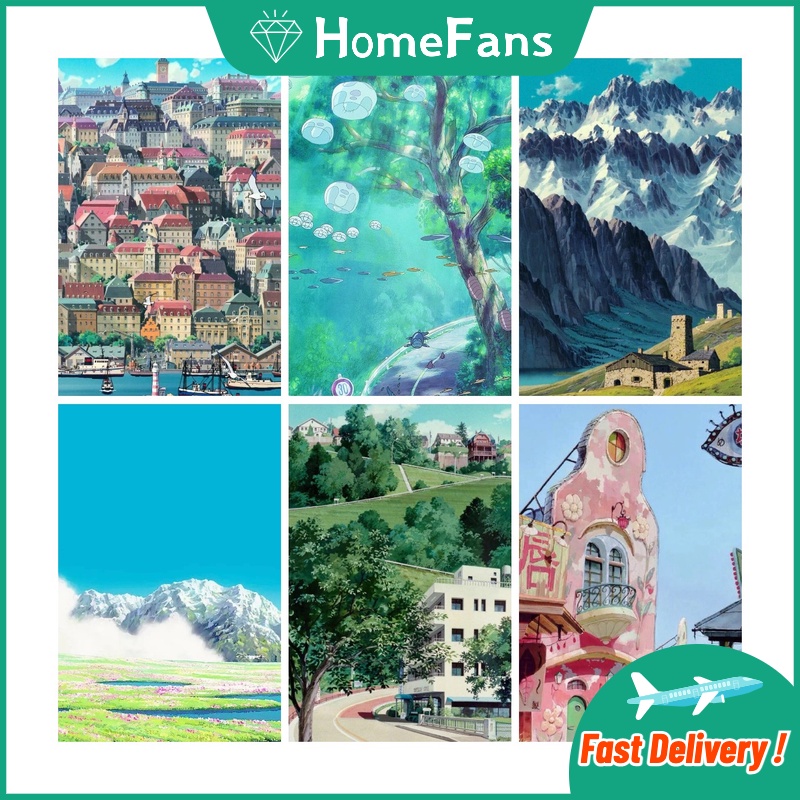 Bộ Tranh Đính Đá 5D Tự Làm Hình Nhân Vật Anime Totoro 40x50cm