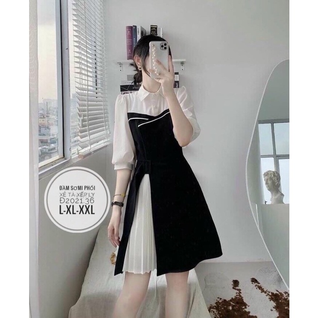 Đầm giả set yếm bigsize (55-90kg)