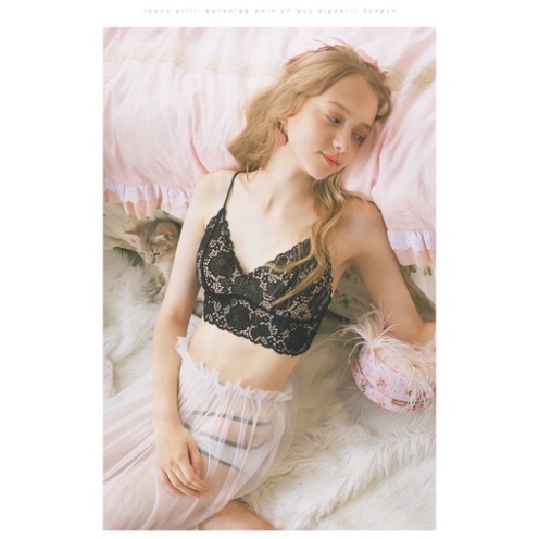 Áo Bra Ren Quây Hai Dây Sexy Gợi Cảm Cho Bạn Gái 992 nội y xanh thiết kế thoáng mát