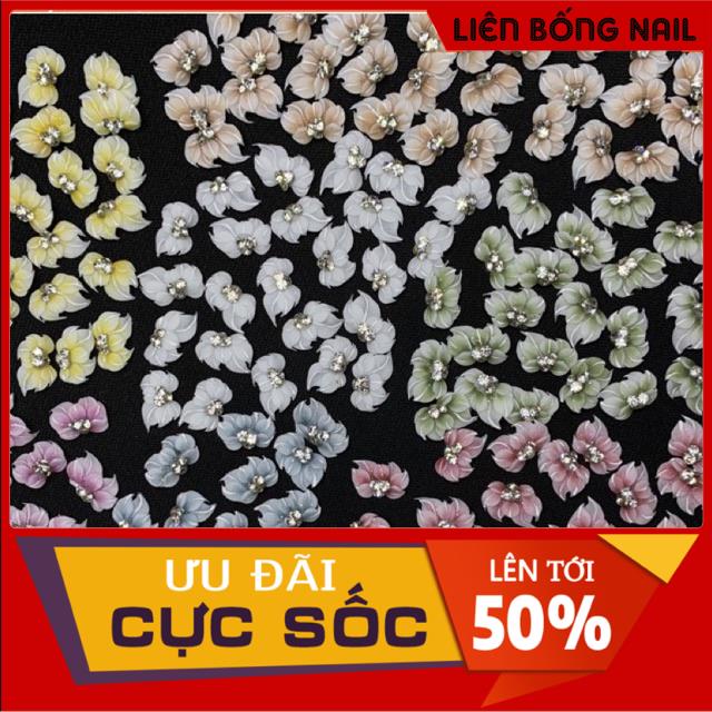 Hoa bột nail góc - móng ngắn