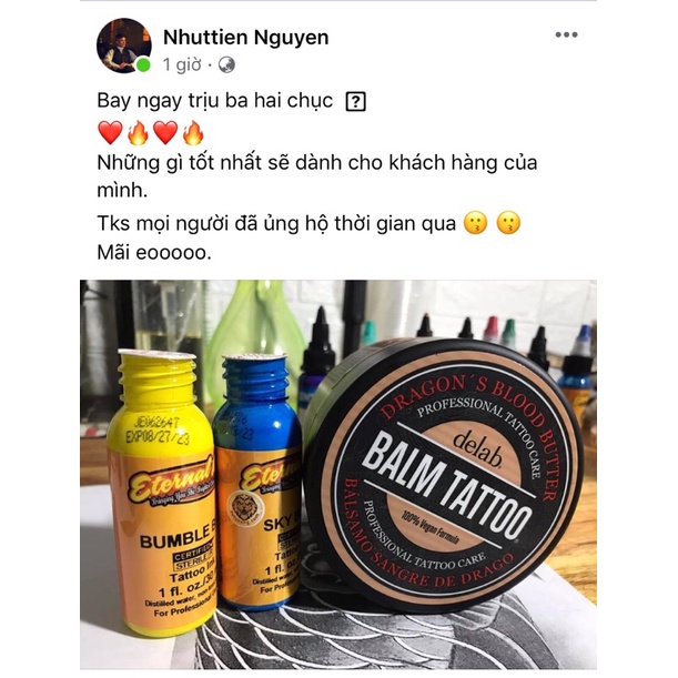 Balm dưỡng hình xăm Kem Huyết Rồng