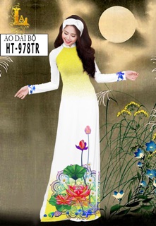 Áo dài hoa sen