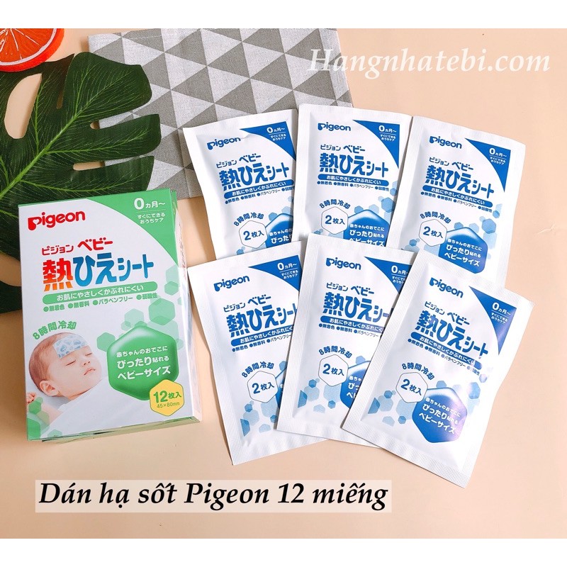 Dán hạ sốt pigeon 12 miếng