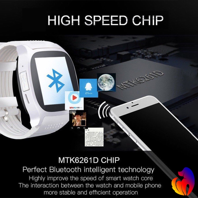 Blackhole Đồng Hồ Thông Minh Kết Nối Bluetooth Hỗ Trợ Thẻ Sim Fm Cho Android Ios Iphone Samsung