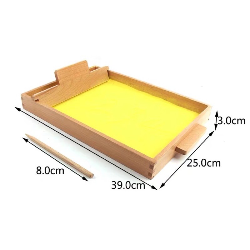Bản Quốc tế- Khay cát viết chữ - Khuôn cát viết chữ (Có sẵn)