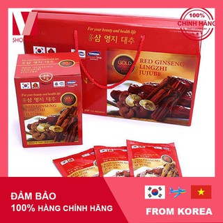 NEWDAY - nước hồng sâm linh chi táo tàu tặng 1 hộp kẹo sâm dẻo 200G