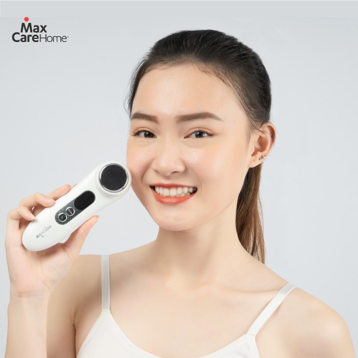 Máy đẩy tinh chất ION dưỡng trắng Maxcare Max888 (làm sạch sâu - đẩy tinh chất - cấp ẩm - dưỡng da) thương hiệu Nhật Bản