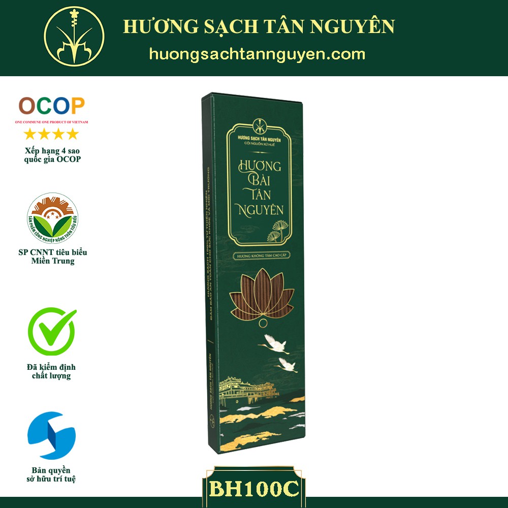 Hương Bài không tăm thiền định BH100C - Hương sạch Tân Nguyên