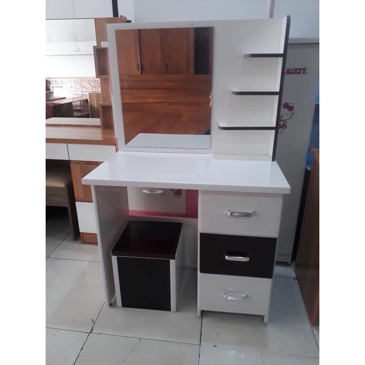 Bàn phần trang điểm nhựa Đài Loan cao cấp 1m4 x 0.8m – Nội thất Thành Công