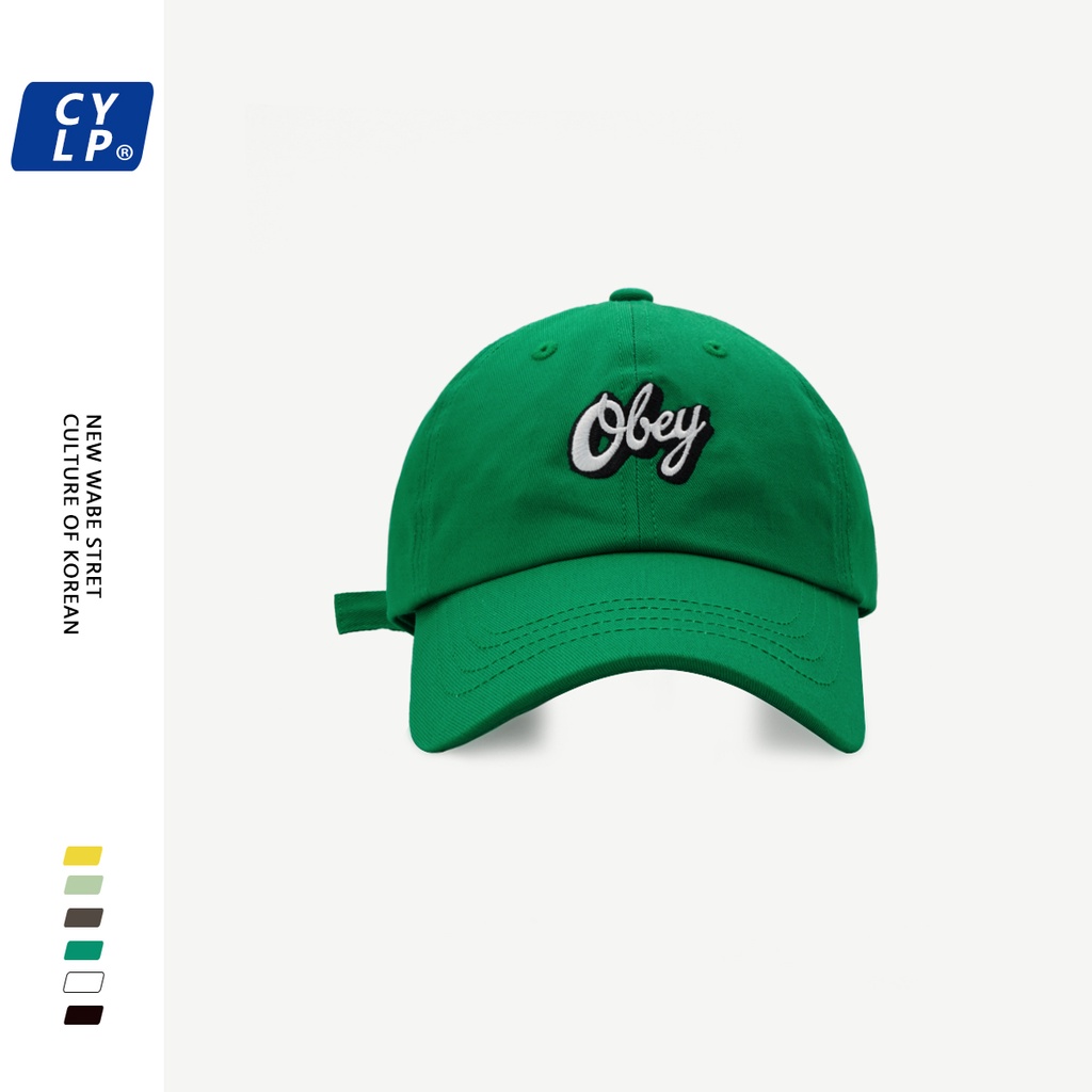 Mũ Lưỡi Trai Mềm Mại Thêu Chữ Phong Cách Hàn Quốc Cho Nam Và Nữ