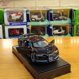 Xe mô hình sắt siêu xe Bugatti Chiron tỉ lệ 1:32