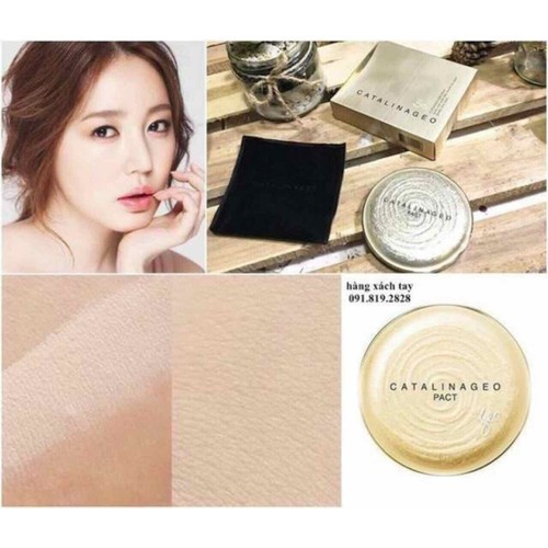 PHẤN PHỦ GEO VÀNG LAMY CATALINA GOLDEN PACT SPF 50 PA++