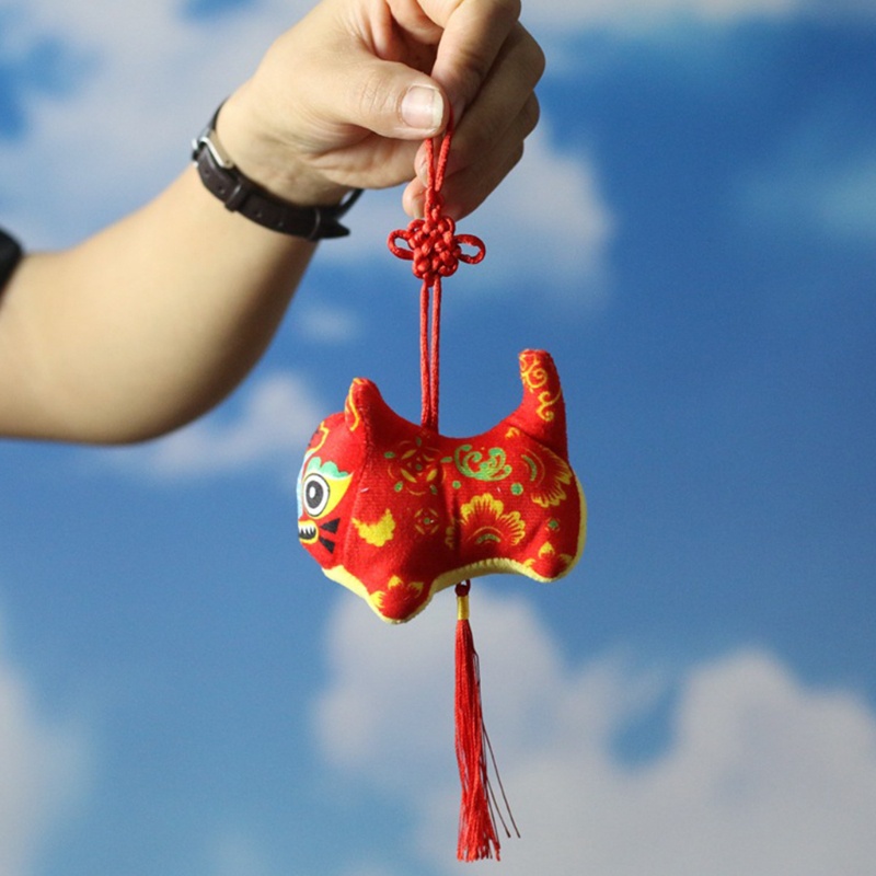 Wmmb Đồ Chơi Dây Treo Hình Chú Hổ Giống Thật Bền Làm Quà Tặng Giáng Sinh Cho