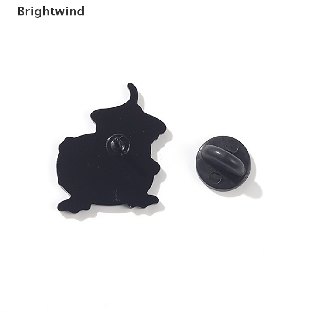 [Brightwind] Lovely Animal Enamel Pin Custom Naughty Skate Goose Duck Chicken Brooch Hot Sell