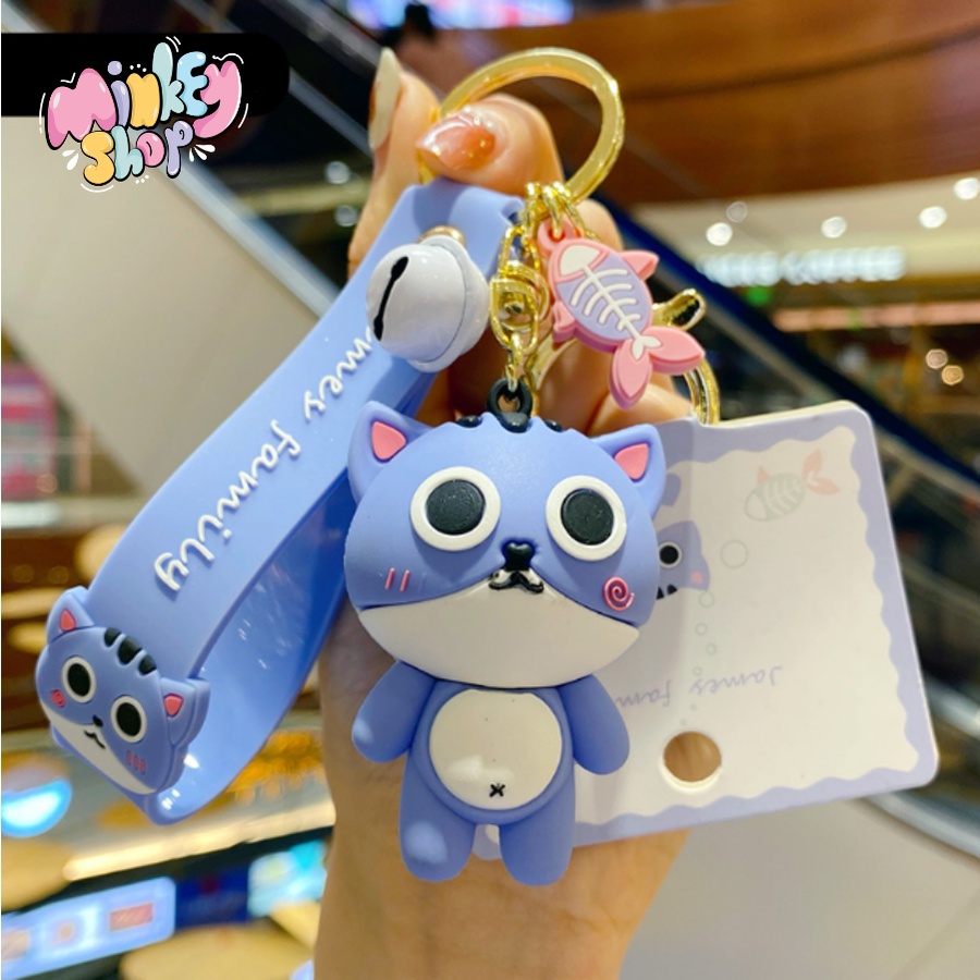 Móc Khóa Đẹp Hình Thú Cute phụ kiện Túi Xách dễ thương -Minkey