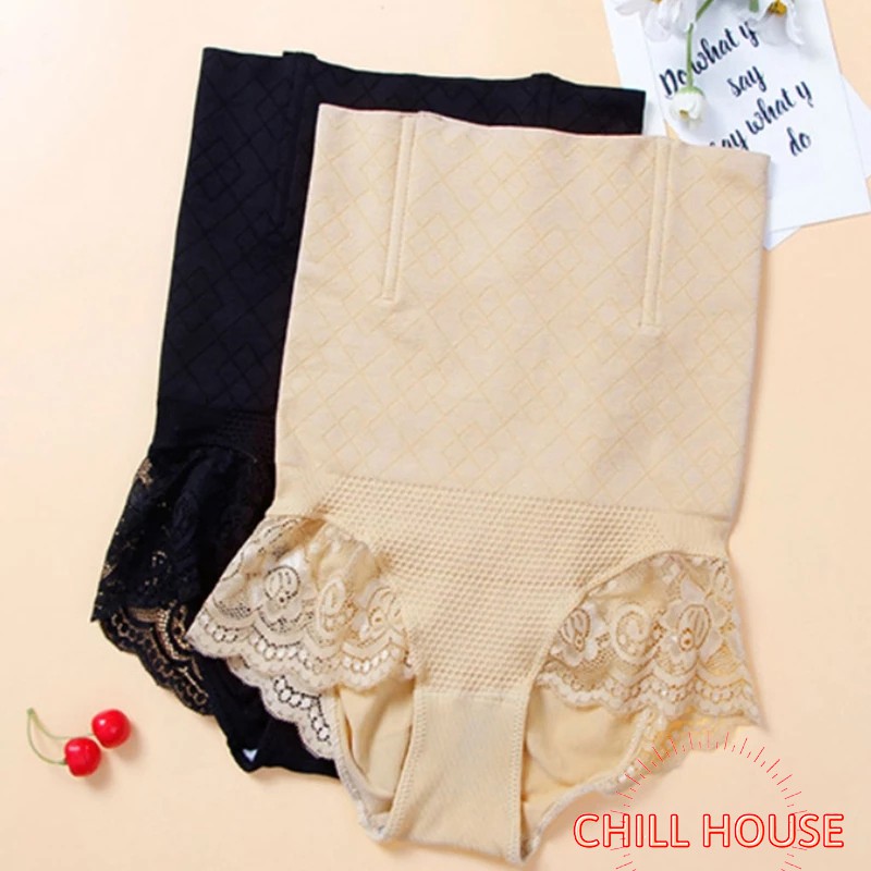 Quần lót Gen Bụng Chống Cuộn Viền Ren Nhật Munafie(chéo) - CHILLHOUSE