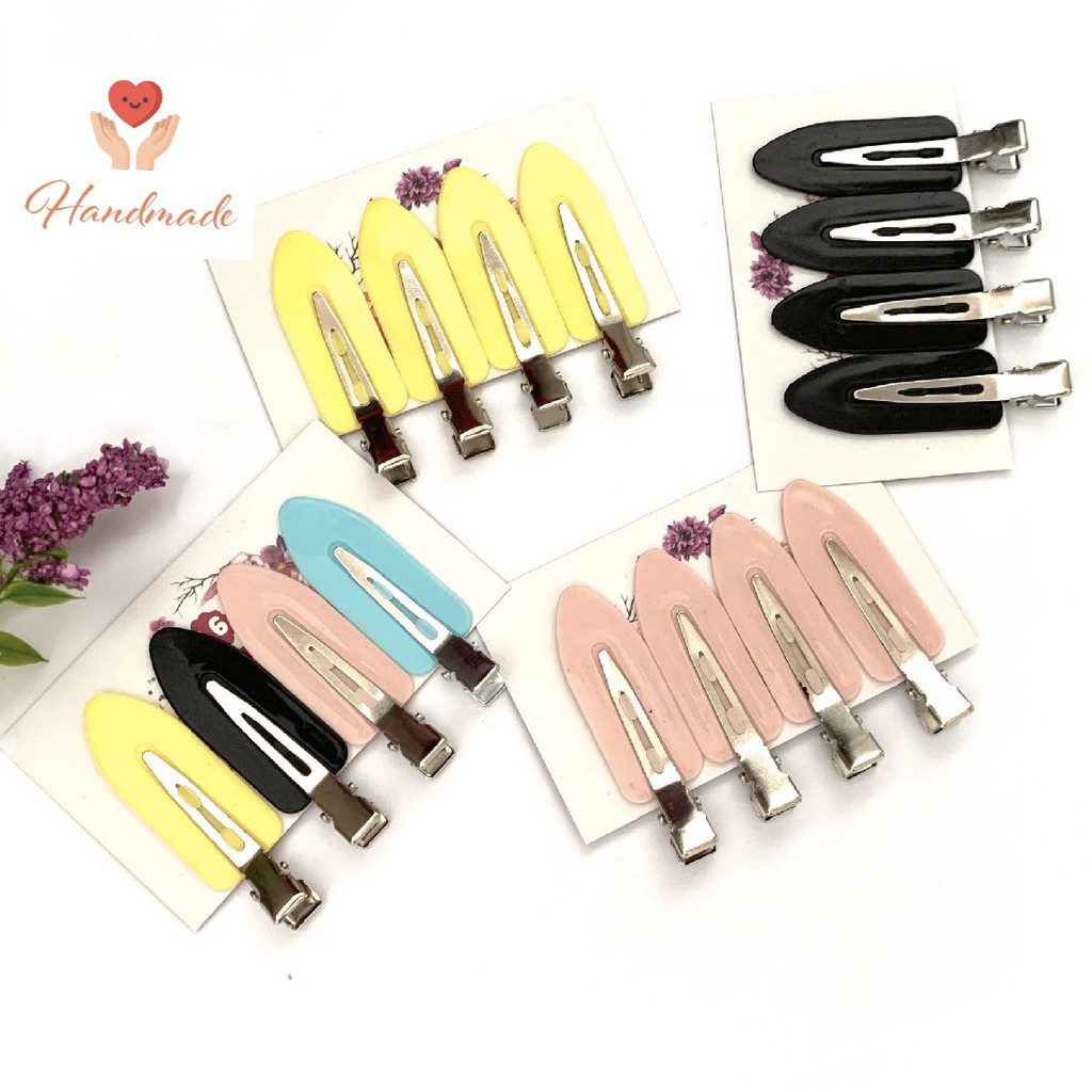 Set 4 Kẹp tóc không tạo nếp tiện dụng