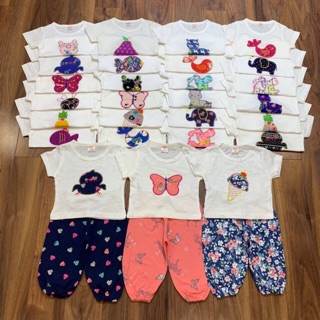 Bộ đồ Alibaba hoạt hình cộc tay cho bé gái XHN203