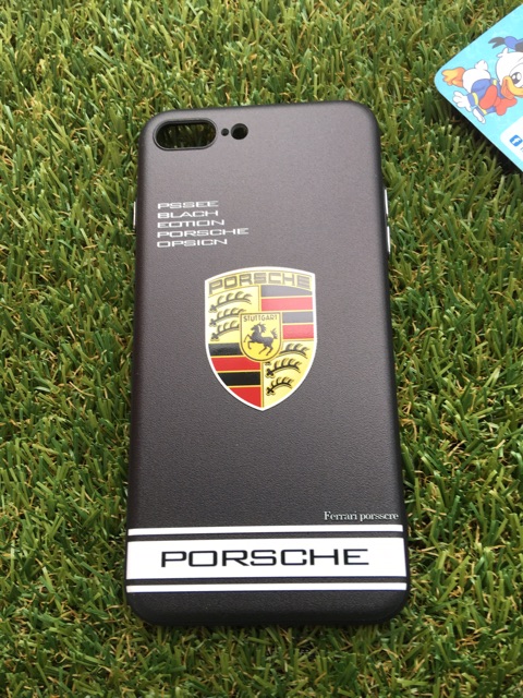 Ốp biểu tựơng xe Porsche iphone 6 plus / 7 plus 