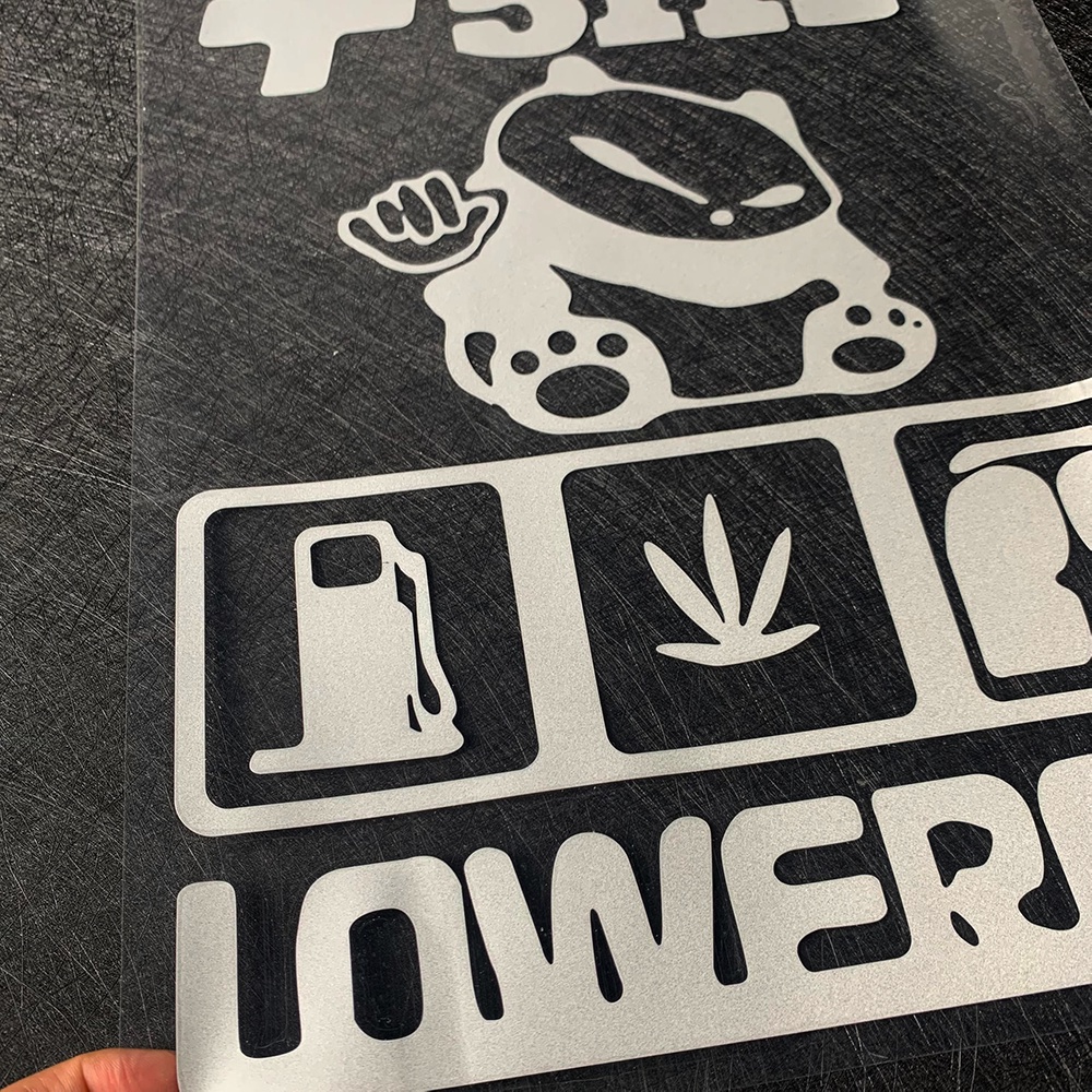 Miếng Dán Phản Quang Trang Trí Kính Chắn Gió Xe Hơi Kiểu Nhật Bản