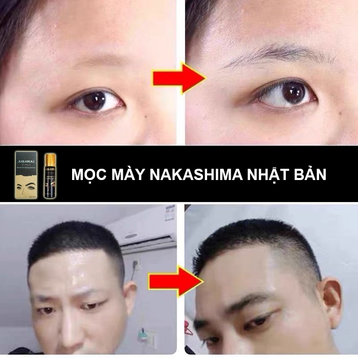 Serum Kích Thích Mọc Lông Mày Nakashima - Chính hãng An Toàn Hiệu Quả