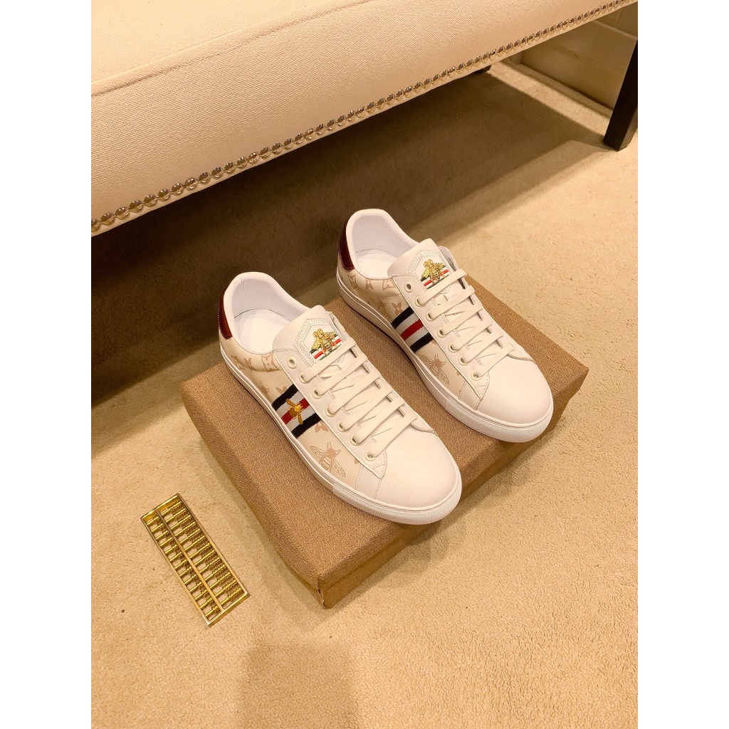 Giày sneakers nam da thật cao cấp GUCCI GG CG thiết kế năng động và trẻ trung, dễ phối đồ